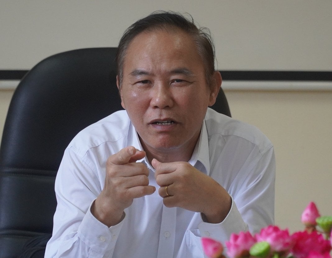 Thứ trưởng Phùng Đức Tiến phát biểu tại buổi làm việc. Ảnh: Trần Phi.