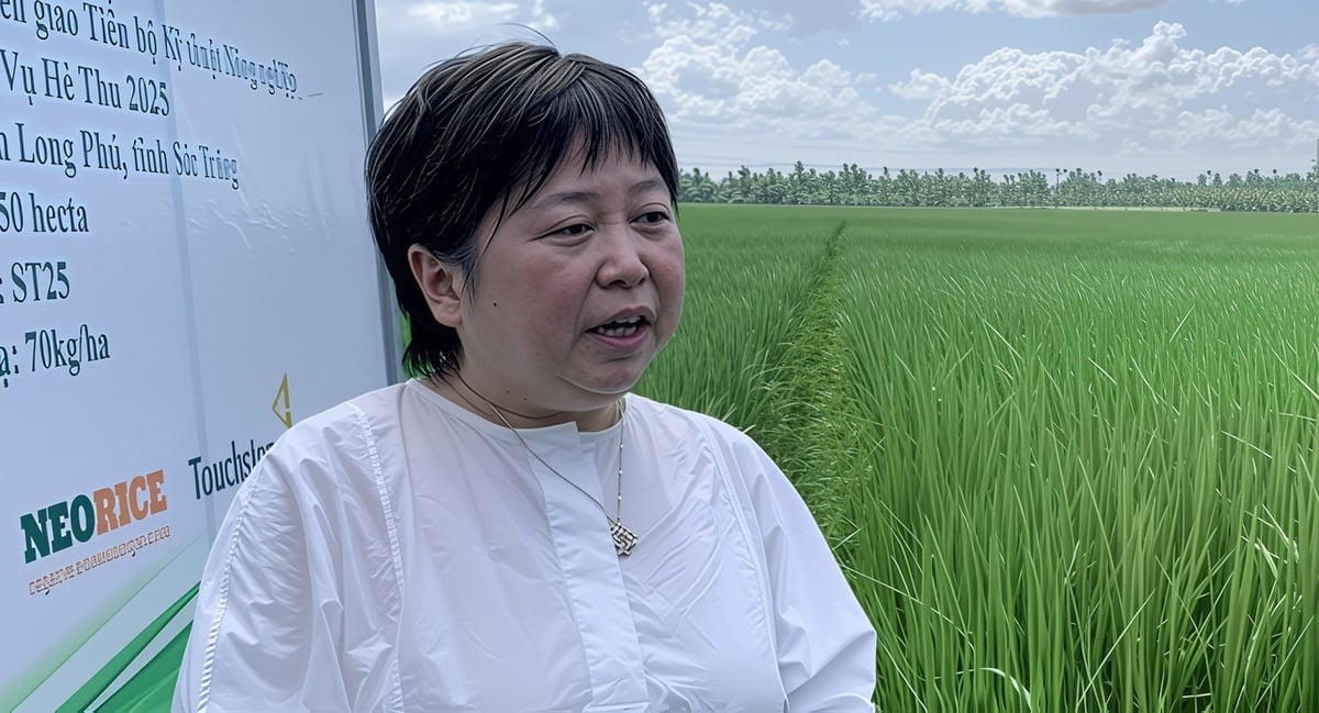 Bà Heng Li Lang, Giám đốc bộ phận Khí hậu và Sức sống của Temasek Foundation cho biết sẽ tiếp tục đồng hành nếu mô hình chứng minh được hiệu quả thực tế. Ảnh: Minh Sáng.