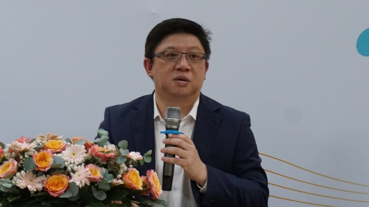 Ông Wirat Wongpornpakdee chia sẻ, mục tiêu của C.P. Việt Nam nói chung và CPV Food Bình Phước nói riêng. Ảnh: Trần Trung.