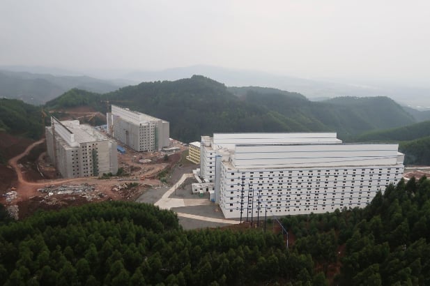 Mô hình nuôi lợn tuần hoàn, khép kín trên các toà nhà cao tầng không còn xa lạ ở Trung Quốc. Ảnh: CND.