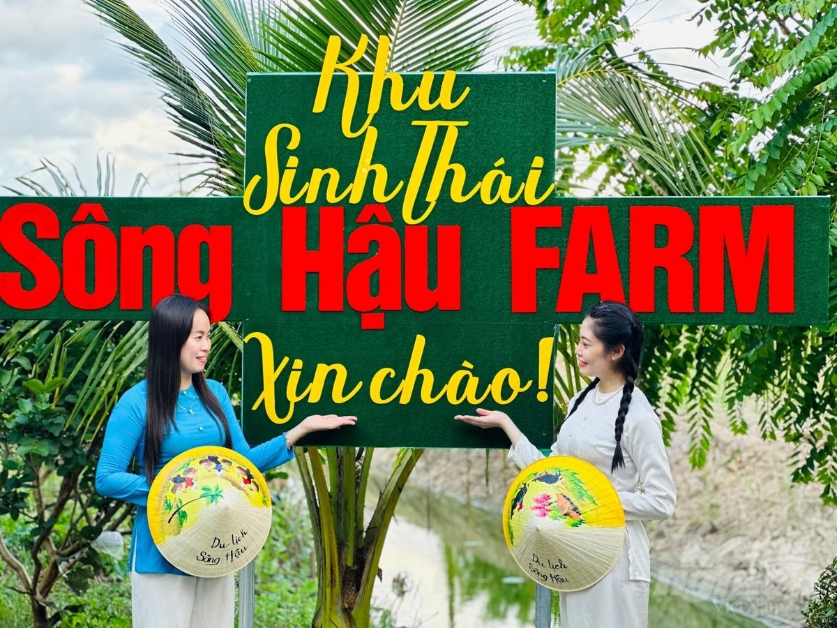 Khu sinh thái Sông Hậu Farm ngày nay được phát triển từ Nông trường Sông Hậu xưa. Ảnh: Kim Anh. 