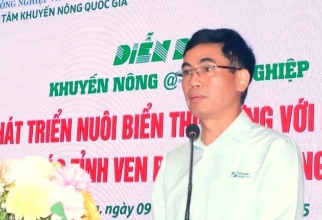 Ông Hoàng Văn Hồng, Phó Giám đốc Trung tâm Khuyến nông Quốc gia phát biểu tại diễn đàn. Ảnh: Kim Sơ. Ông Hoàng Văn Hồng, Phó Giám đốc Trung tâm Khuyến nông Quốc gia phát biểu tại diễn đàn. Ảnh: Kim Sơ.