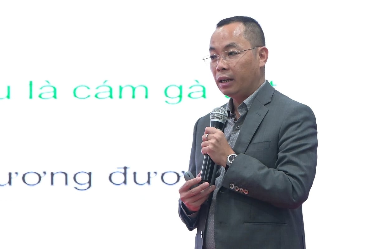 Ông Hoàng Nam Trung, Tổng Giám đốc Công ty CP Thức ăn chăn nuôi HanoPhavico. Ảnh: Tùng Đinh.