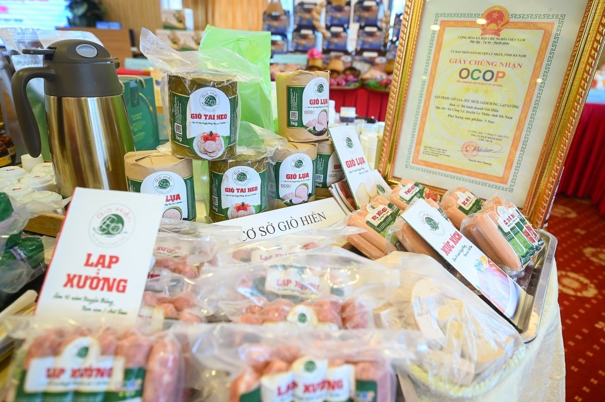 Nhiều sản phẩm chăn nuôi của Ninh Bình đạt chứng nhận sản phẩm OCOP các cấp. Ảnh: Tùng Đinh.
