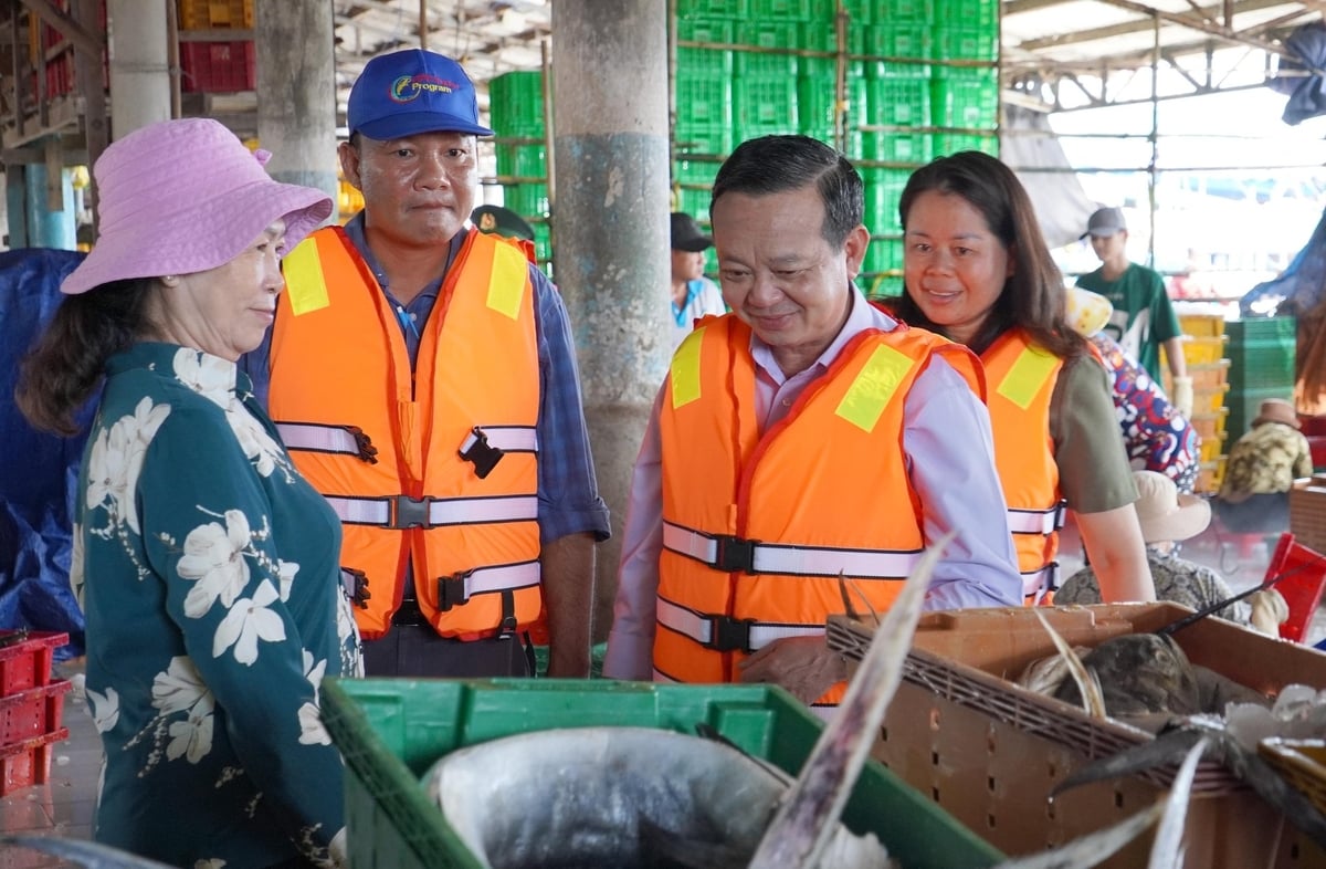 TP.HCM đang hoàn thiện các cơ chế chính sách để hỗ trợ ngư dân đủ điều kiện tiếp tục bám biển và hỗ trợ người có nhu cầu chuyển đổi nghề nghiệp trong thời gian tới. Ảnh: Lê Bình.
