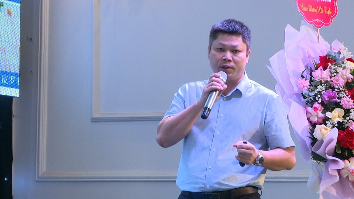 Ông Tăng Nguyệt Bảo - Đại diện Công ty TNHH Thực phẩm BaiYang Việt Nam. Ảnh: Đoàn Phòng
