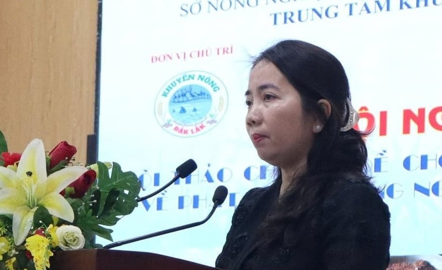 Phó Giám đốc Sở NN-MT tỉnh Đắk Lắk Đặng Thị Thủy cho biết cây ca cao được xác định là một trong những cây trồng chủ lực của tỉnh. Ảnh: Trần Thọ. Phó Giám đốc Sở NN-MT tỉnh Đắk Lắk Đặng Thị Thủy cho biết cây ca cao được xác định là một trong những cây trồng chủ lực của tỉnh. Ảnh: Trần Thọ.