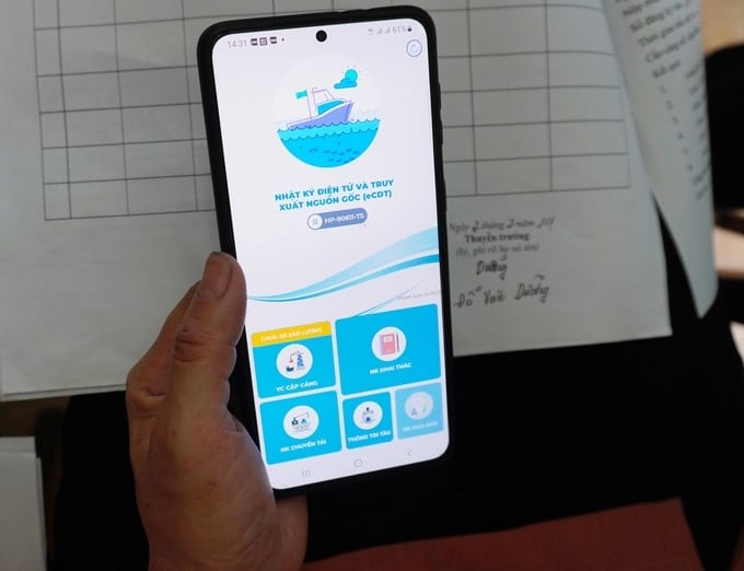 Hiện tại, hệ thống truy xuất nguồn gốc thủy sản khai thác trong nước (eCDT) đã vận hành toàn trình, ổn định. Ảnh: Hồng Thắm.