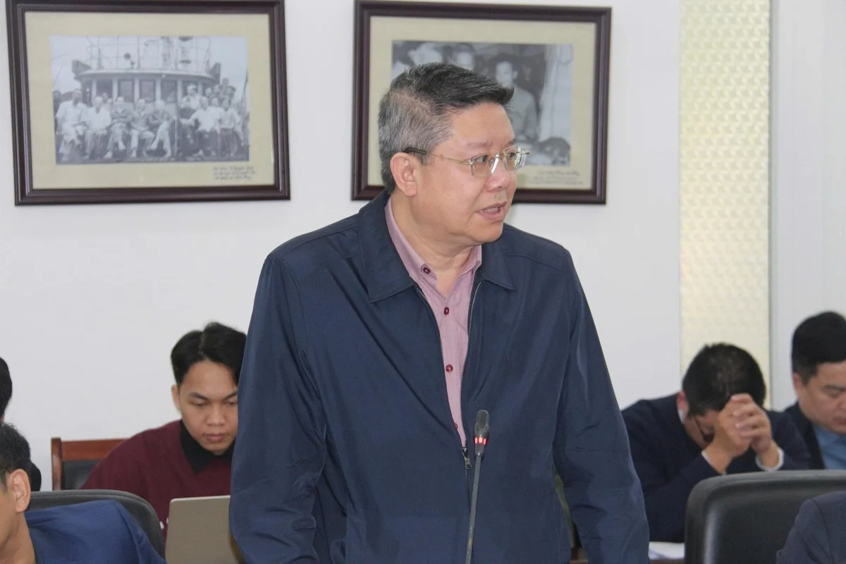 Ông Lê Thanh Hòa, Phó Cục trưởng Cục Chất lượng, Chế biến và Phát triển thị trường nêu ý kiến tại hội nghị. Ảnh: Hồng Ngọc.