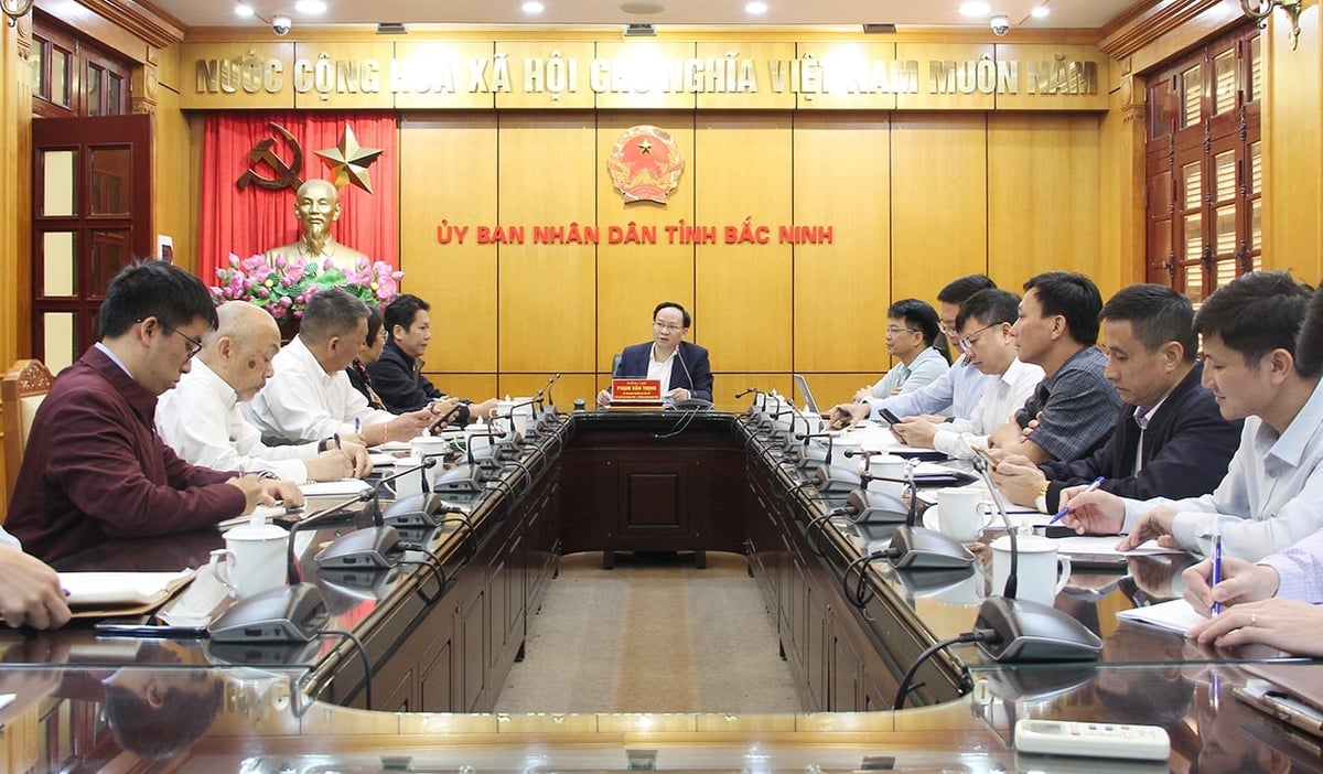 Quang cảnh buổi làm việc. Ảnh: Thảo My.