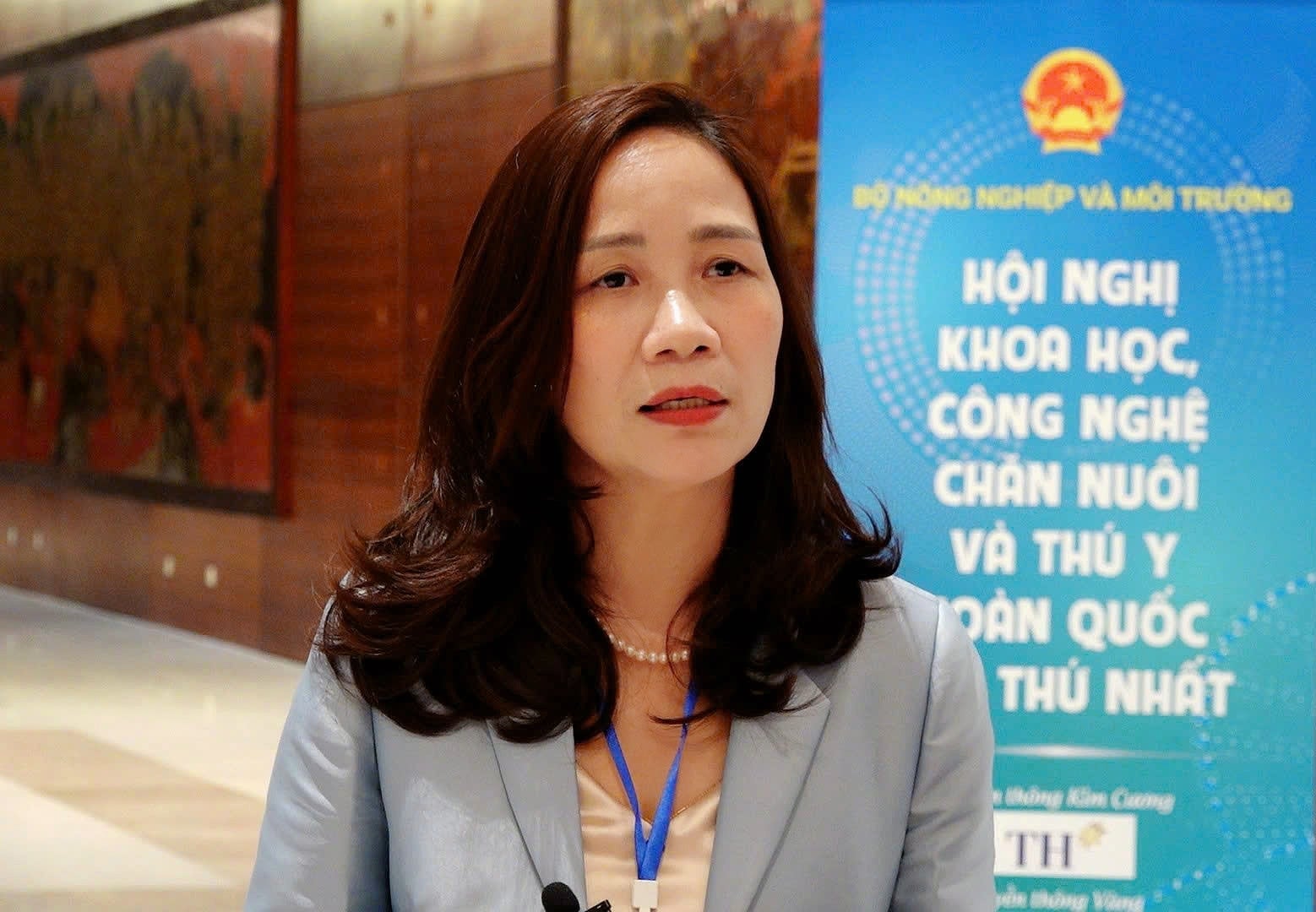 TS. Đặng Thị Thanh Sơn chia sẻ tại Hội nghị Khoa học, Công nghệ Chăn nuôi và Thú y toàn quốc lần thứ Nhất. Ảnh: Phương Linh. TS. Đặng Thị Thanh Sơn chia sẻ tại Hội nghị Khoa học, Công nghệ Chăn nuôi và Thú y toàn quốc lần thứ Nhất. Ảnh: Phương Linh.