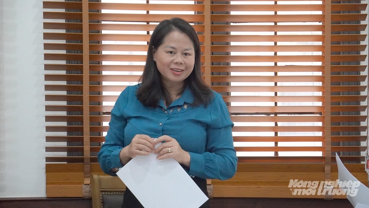 Bà Phạm Thị Na, Phó Giám đốc Sở Nông nghiệp và Môi trường TP.HCM. Ảnh: Lê Bình.