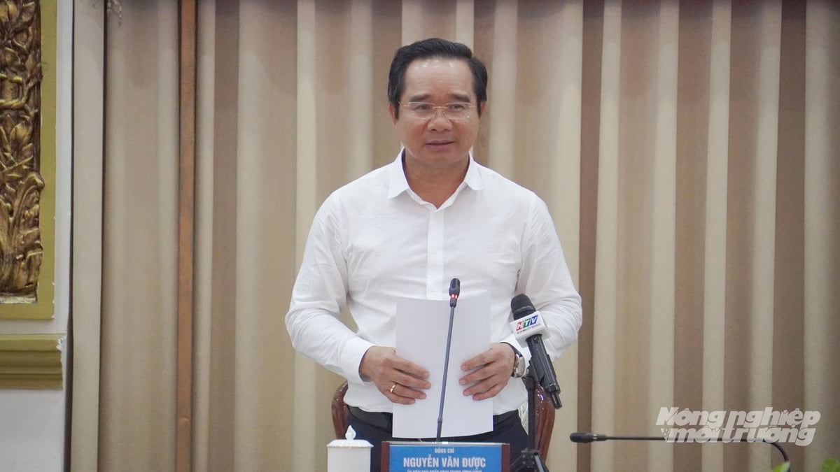 Chủ tịch UBND TP.HCM Nguyễn Văn Được: 'Nỗ lực tháo gỡ thẻ vàng IUU không chỉ là trách nhiệm của cả hệ thống chính trị mà còn vì vị thế, hình ảnh quốc gia trên trường quốc tế'. Ảnh: Lê Bình. Chủ tịch UBND TP.HCM Nguyễn Văn Được: 'Nỗ lực tháo gỡ thẻ vàng IUU không chỉ là trách nhiệm của cả hệ thống chính trị mà còn vì vị thế, hình ảnh quốc gia trên trường quốc tế'. Ảnh: Lê Bình.