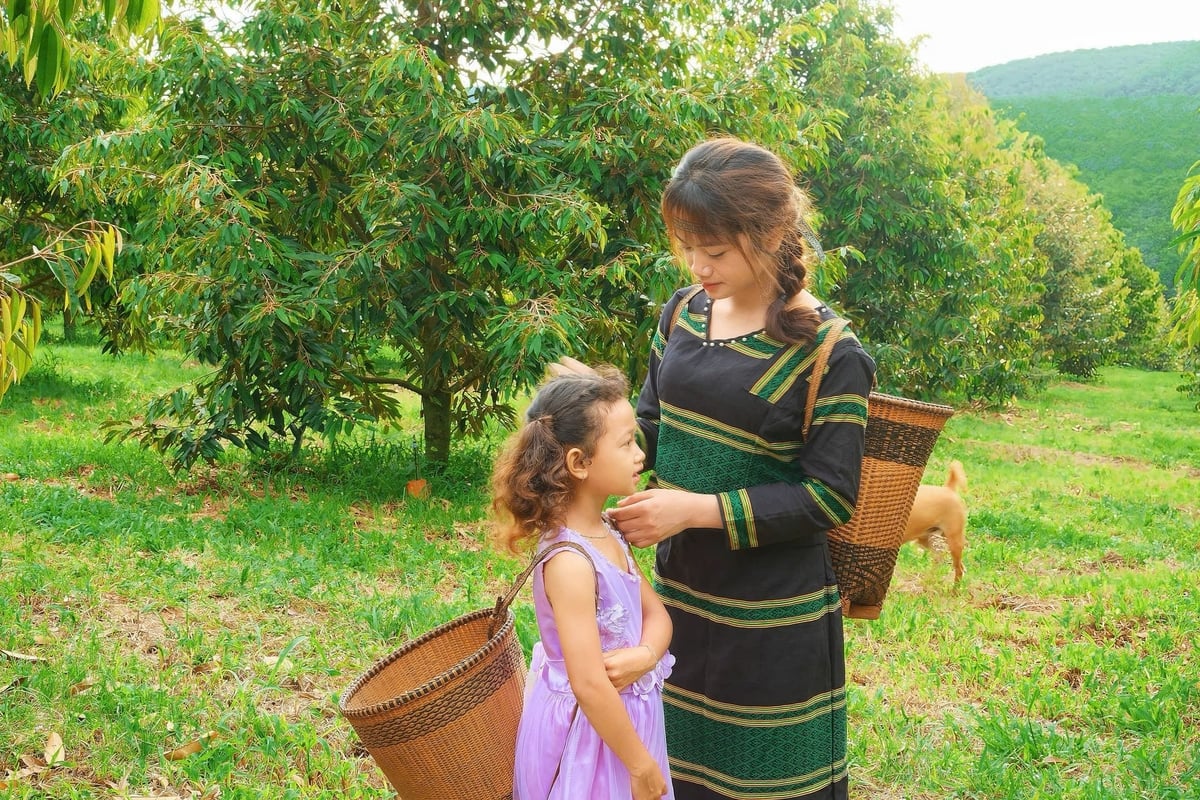 Queen farm không chỉ đạt chuẩn organic mà còn là không gian xanh, không khí trong lành cho trẻ em vui chơi. Ảnh: Thế Tùng.
