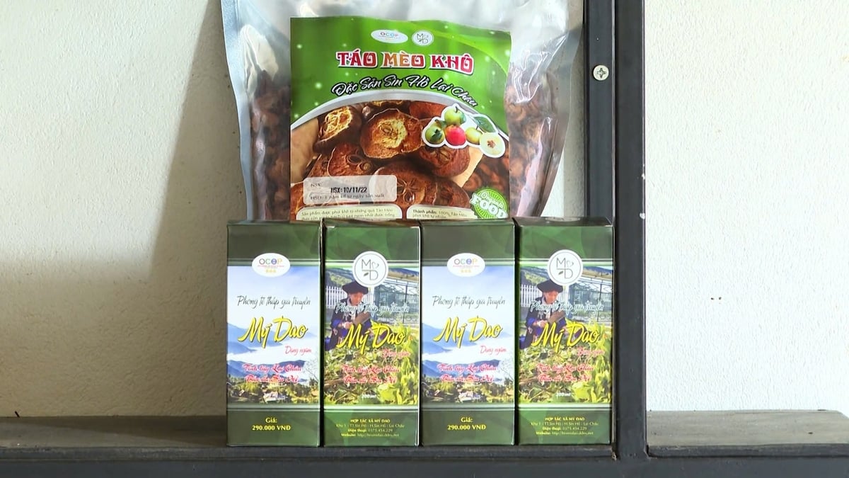 Năm 2019, bài thuốc gia truyền 'Phong tê thấp gia truyền Mý Dao' được Sở Y tế Lai Châu công nhận, đến năm 2020 đạt chứng nhận OCOP 3 sao. Ảnh: Văn Thao.
