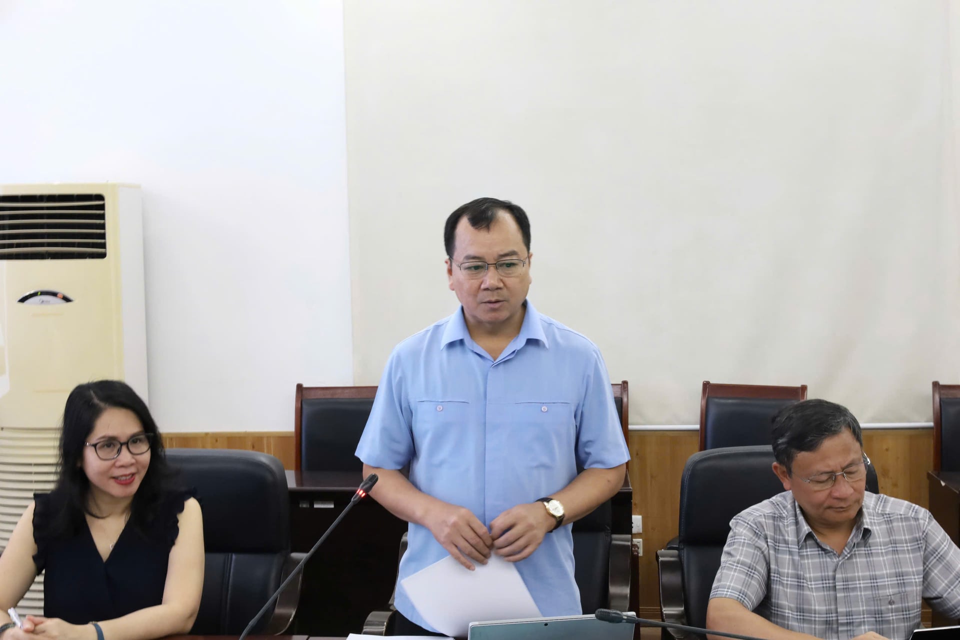 Cục trưởng Cục Thủy sản và Kiểm ngư Trần Đình Luân chủ trì và phát biểu tại hội thảo. Ảnh: Hồng Ngọc. Cục trưởng Cục Thủy sản và Kiểm ngư Trần Đình Luân chủ trì và phát biểu tại hội thảo. Ảnh: Hồng Ngọc.