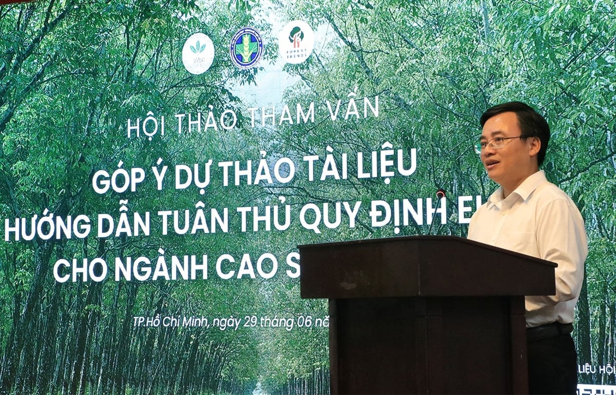 Ông Nguyễn Quốc Mạnh, Phó Cục trưởng Cục Trồng trọt và Bảo vệ thực vật phát biểu khai mạc hội thảo. Ảnh: Thanh Sơn. Ông Nguyễn Quốc Mạnh, Phó Cục trưởng Cục Trồng trọt và Bảo vệ thực vật phát biểu khai mạc hội thảo. Ảnh: Thanh Sơn.