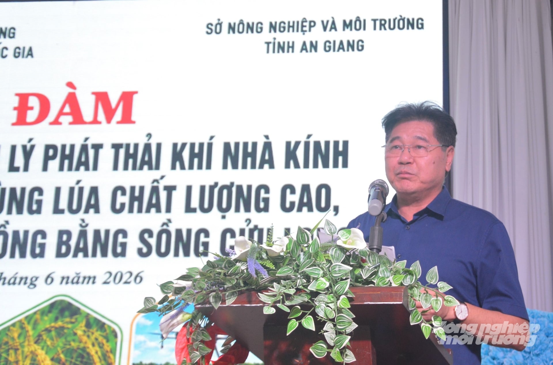 Giám đốc Trung tâm Khuyến nông Quốc gia Lê Quốc Thanh khẳng định: Đề án 1 triệu ha lúa chất lượng cao đã đạt được những thành công khá toàn diện. Ảnh: Trung Chánh.