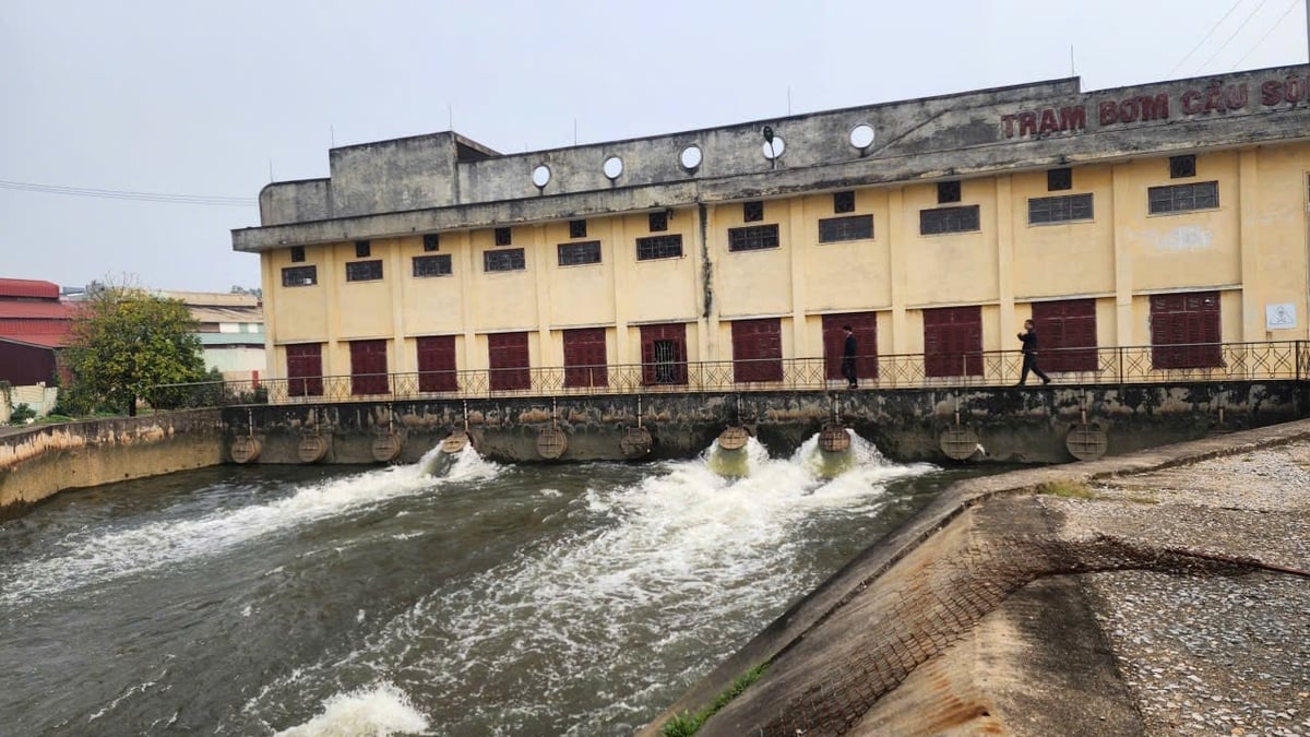 Các trạm bơm lớn trên địa bàn thành phố Hải Phòng đã sẵn sàng vận hành hết công suất ngay khi có lệnh. Ảnh: Đinh Mười.