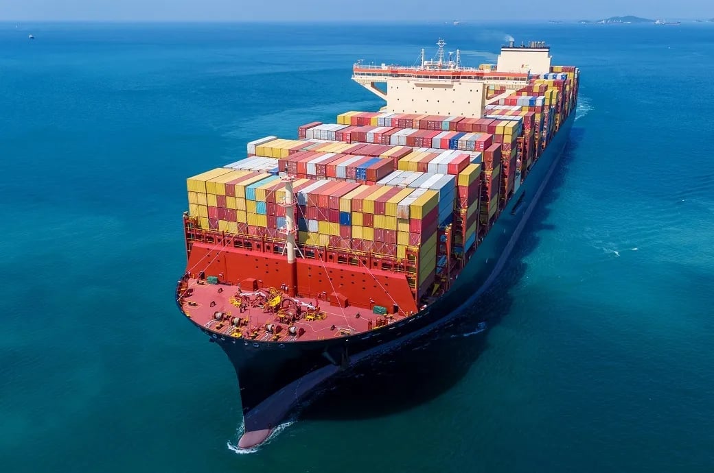 Cước vận tải container toàn cầu đang nổi lên là một thách thức lớn đối với xuất khẩu thủy sản trong nửa cuối năm. Ảnh: Shutterstock.