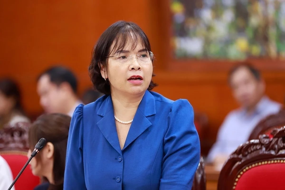 Bà Đoàn thị Thanh Mỹ cho rằng, Luật Đất đai 2024 cùng định hướng sửa đổi Luật đang mở đường cho tập trung, tích tụ đất nông nghiệp, xử lý đất bỏ hoang, nâng cao hiệu quả sử dụng đất. Ảnh: Trường Giang.