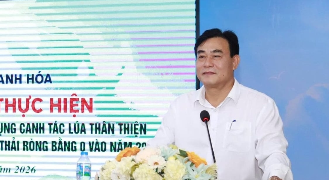 Ông Nguyễn Quốc Tiến - Chủ tịch Hội Nông dân tỉnh Thanh Hóa phát biểu tại hội thảo. Ảnh: ĐT. Ông Nguyễn Quốc Tiến - Chủ tịch Hội Nông dân tỉnh Thanh Hóa phát biểu tại hội thảo. Ảnh: ĐT.