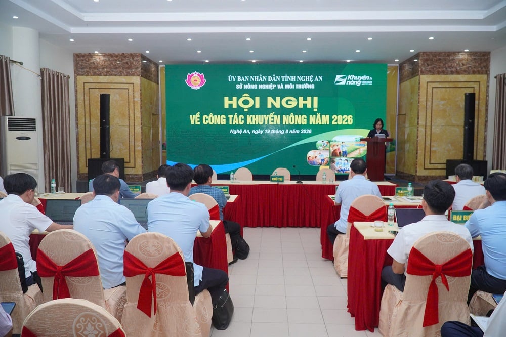 Các đại biểu dự hội nghị về công tác khuyến nông năm 2026 tại Nghệ An. Ảnh: Thu Thủy. Các đại biểu dự hội nghị về công tác khuyến nông năm 2026 tại Nghệ An. Ảnh: Thu Thủy.