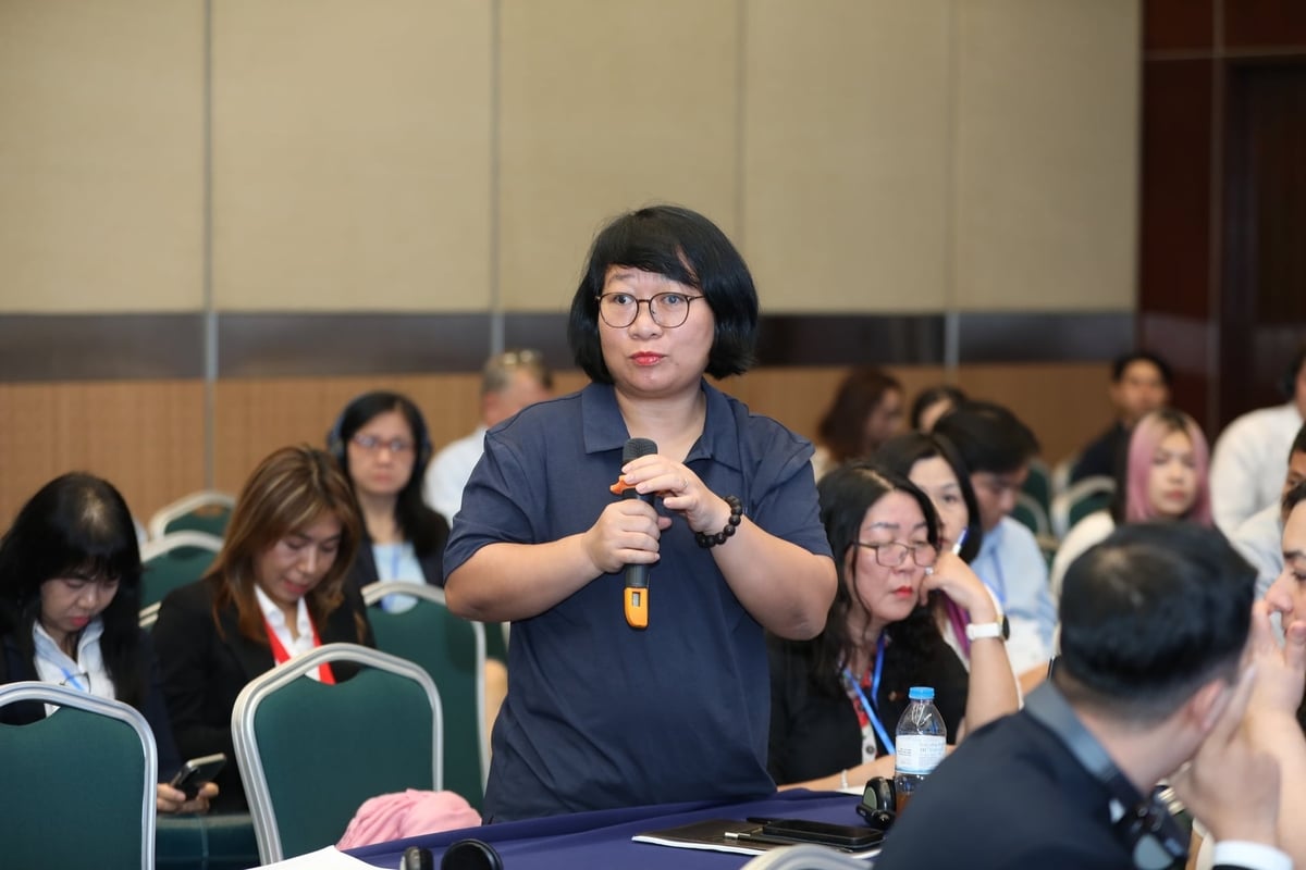 TS. Bùi Thị Thu Hiền, Trưởng phòng Nghiên cứu công nghệ sau thu hoạch, Viện Khoa học thủy sản Việt Nam (VAFIS). Ảnh: Hà Duyên