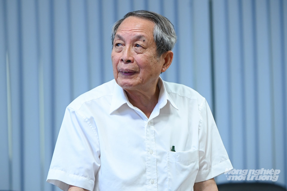 GS. VS Trần Đình Long, Chủ tịch Hội Giống cây trồng Việt Nam phát biểu. Ảnh: Tùng Đinh. GS. VS Trần Đình Long, Chủ tịch Hội Giống cây trồng Việt Nam phát biểu. Ảnh: Tùng Đinh.