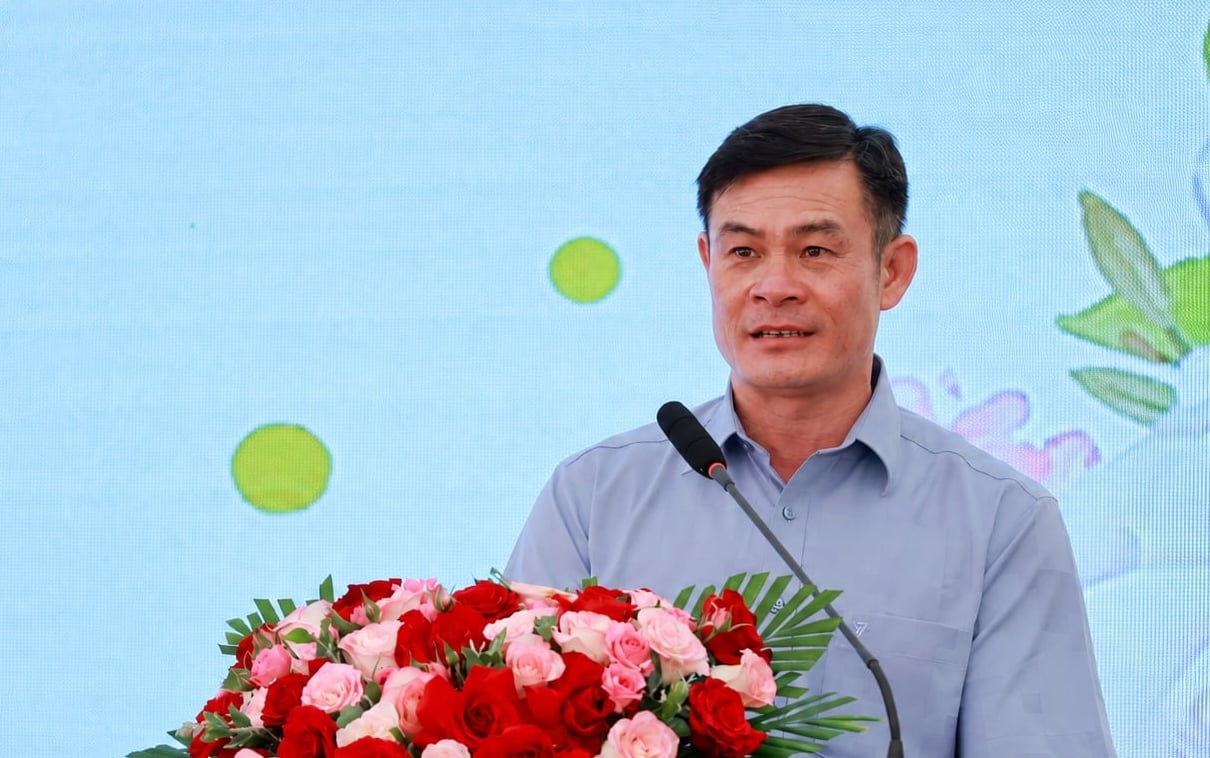 Ông Vũ Đình Cường, Phó Giám đốc Sở Nông nghiệp và Môi trường tỉnh Lâm Đồng phát biểu khai mạc hội thảo. Ảnh: Nhật Tiến. Ông Vũ Đình Cường, Phó Giám đốc Sở Nông nghiệp và Môi trường tỉnh Lâm Đồng phát biểu khai mạc hội thảo. Ảnh: Nhật Tiến.