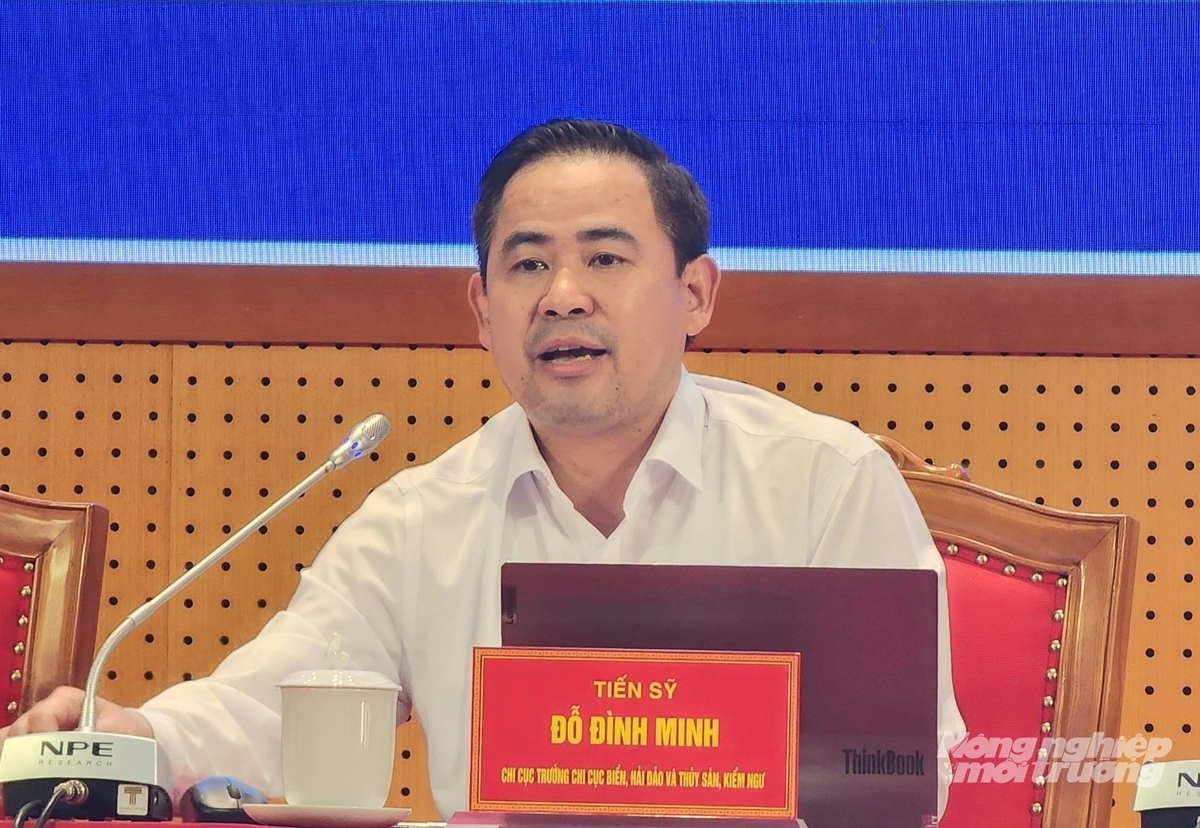 Theo ông Đỗ Đình Minh, ứng dụng công nghệ tiên tiến, trí tuệ nhân tạo là xu hướng tất yếu trong quá trình hiện đại hóa ngành thủy sản. Ảnh: Cường Vũ. Theo ông Đỗ Đình Minh, ứng dụng công nghệ tiên tiến, trí tuệ nhân tạo là xu hướng tất yếu trong quá trình hiện đại hóa ngành thủy sản. Ảnh: Cường Vũ.